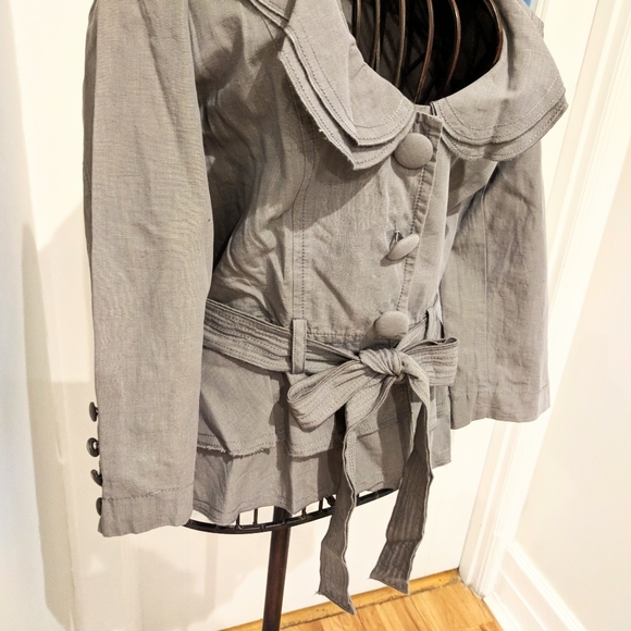 ROBERT RODRIGUEZ women's linen jacket - Picture 5 of 7